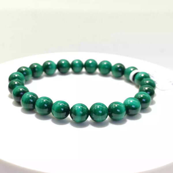 Natural Malachite Healing Bracelet——Emotional Balance · Protection · Heart Chakra Energy Jewelry