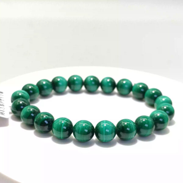 Natural Malachite Healing Bracelet——Emotional Balance · Protection · Heart Chakra Energy Jewelry