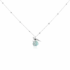 Forest Spirit Necklace — green fluorite bird pendant