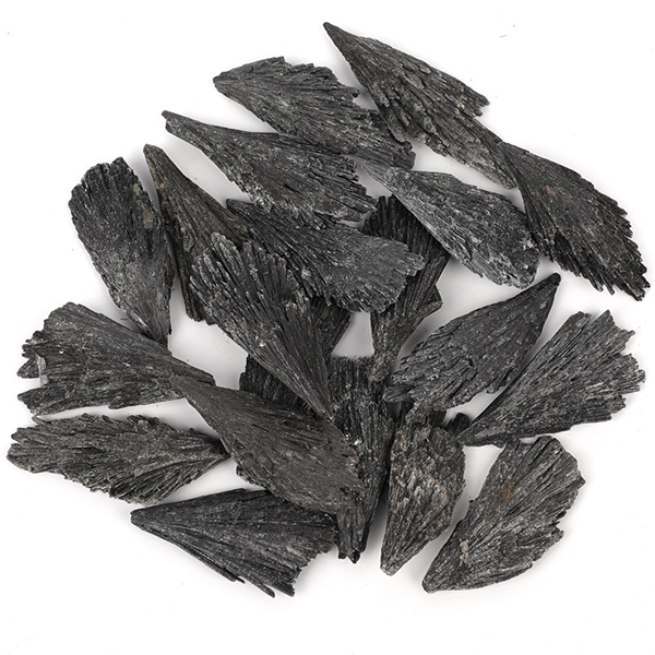 Black Kyanite Rough Stone | Guardian Stone for Energy Clearing and Stability
