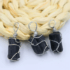 Natural Black Tourmaline Pendant | Spiritual Amulet for Energy Protection and Purification