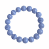 Natural Blue Agate Bracelet | Stone of Tranquility and Communication