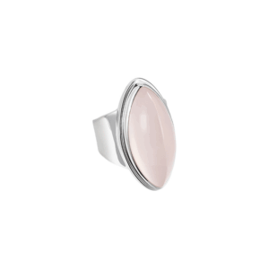 Awaken Love & Inner Healing——925 Sterling Silver Rose Quartz Ring
