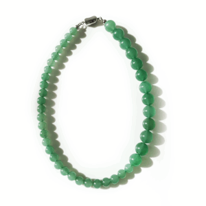 Meadow Light Necklace — green aventurine bead necklace