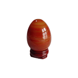 Crimson Essence Stone — raw red agate crystal