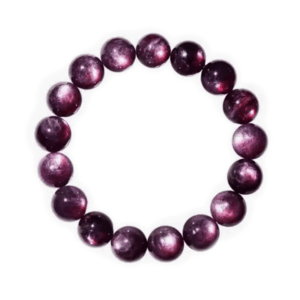 Tranquil Aura Bracelet — lepidolite crystal bracelet
