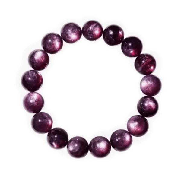 Tranquil Aura Bracelet — lepidolite crystal bracelet