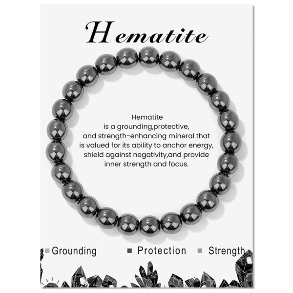 Simple Natural Stone Handmade Elastic String Bracelet