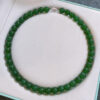 Meadow Grace Necklace — green chalcedony agate necklace