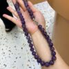 Amethyst Grace Necklace — amethyst beaded necklace