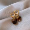 Tiger’s Eye Harmony Studs — tiger eye stud earrings