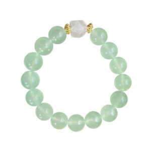 Mint Breeze Bracelet — mint green quartz bracelet