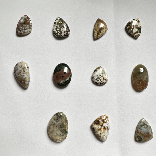 Ocean Heart Stone — ocean jasper raw stone