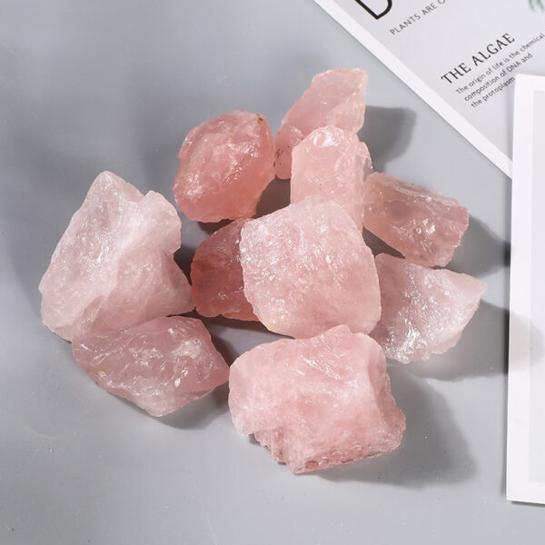 Natural Rose Quartz Raw Crystal——Emotional Healing & Heart Chakra Energy Stone