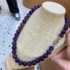 Amethyst Grace Necklace — amethyst beaded necklace