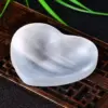 Celestial Purity Bowl — selenite heart crystal bowl