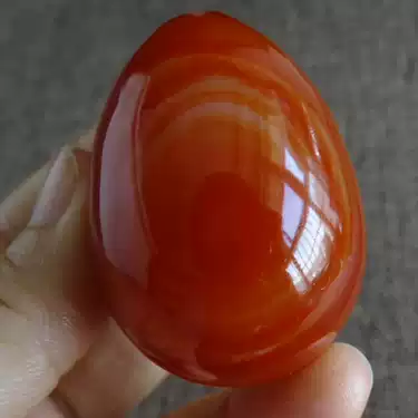 Crimson Essence Stone — raw red agate crystal