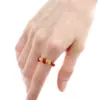 Fortune Flow Ring — red agate crystal ring