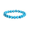 Natural Blue Apatite Gemstone Bead——Round-Cut Crystal for Jewelry