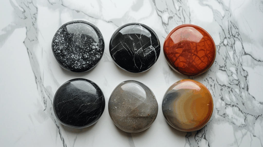 ✨ Harness Your Inner Armor: Why Hematite Is Your Ultimate Protection Stone 5 disabledaf0064 hematite black tourmaline smoky quartz red jaspe eb99c80d 75db 419a 8e5e 5023b62fe620