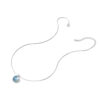 Ocean Whisper——Natural Aquamarine Necklace in Sterling Silver，The Blue Healer of the Soul
