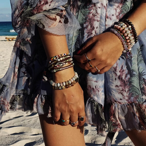 “Inspiration Trio” Natural Crystal Bracelet——A Daily Choice of Elegance and Energy