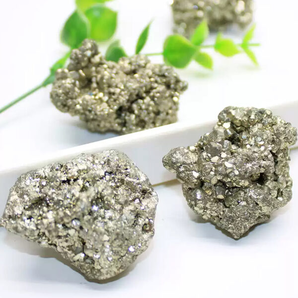 Raw Natural Pyrite Crystal Stone——Wealth & Protection Stone