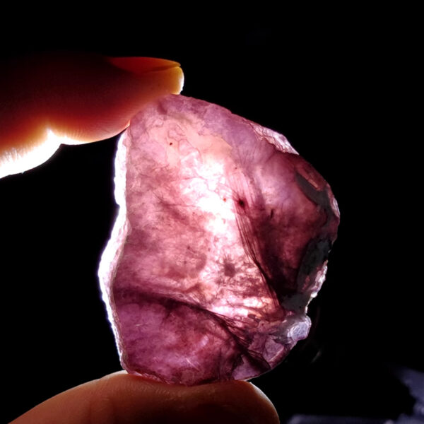 Mystic Purple Natural Lepidolite Raw Stone——Emotional Balance & Meditation Aid