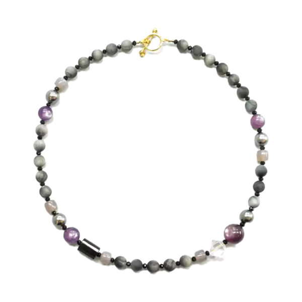 Lepidolite Necklace——Guardian Stone for Emotional Balance and Calm