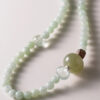 Harmony in Nature——Double-Wrap Bracelet with Jade, Nephrite, Fluorite & Wood Beads