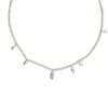 "Dual Essence" Five-Charm Energy Necklace——Black-Silver & White-Silver