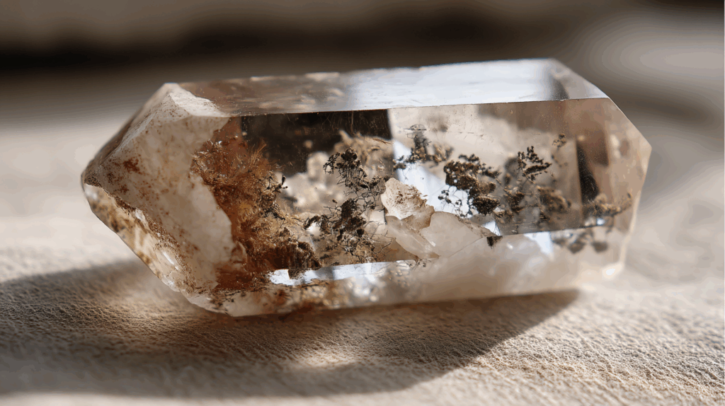 Elevate Your Full Moon Practice with Phantom Quartz for Stress Relief 2 Phantom Quartz