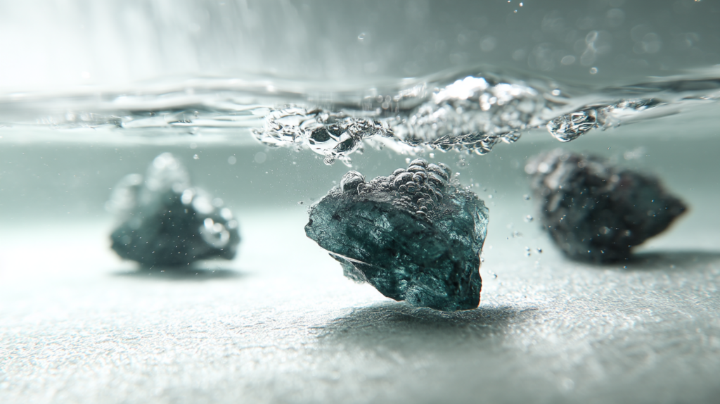 How to Cleanse and Charge Your Crystals: Simple Methods for Beginners 2 popka240015 Macro shot of aquamarine submerged in glass water v 97eab66d dcbb 4df9 8596 33e25c4cf8fd 1024x574 1