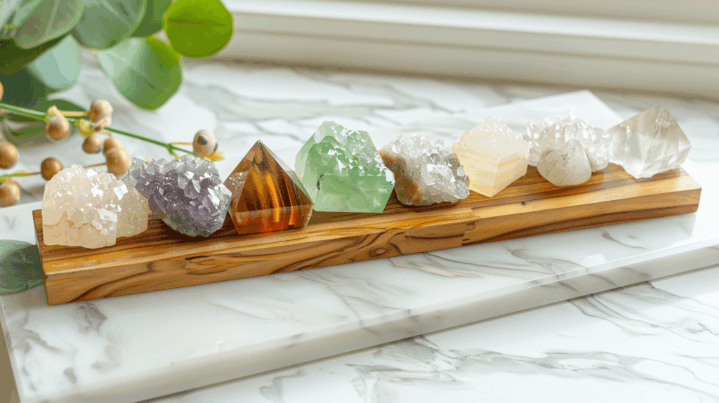 📚 Elevate Your Study Sessions: The Best Crystals for Studying 2 popka240015 simple crystal grid with clear quartz fluorite and 72c4a9d7 fa65 41c8 ad26 c70e41b750a6 1024x574 1
