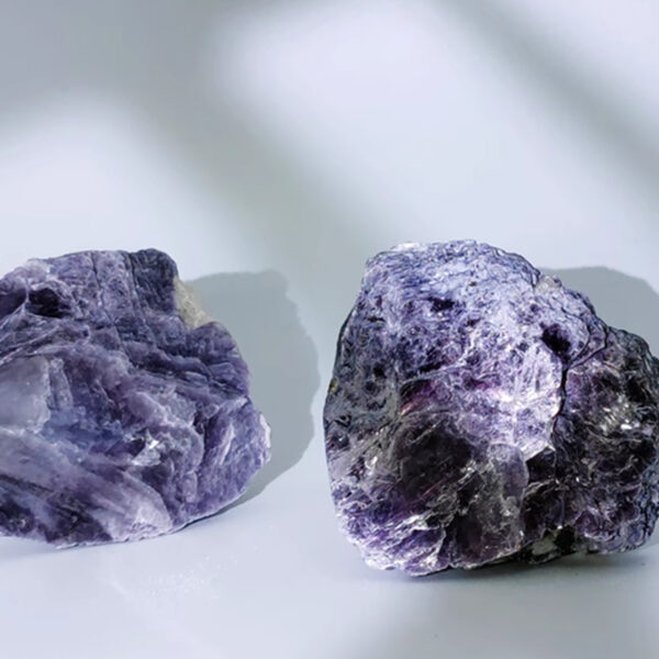 Mystic Purple Natural Lepidolite Raw Stone——Emotional Balance & Meditation Aid