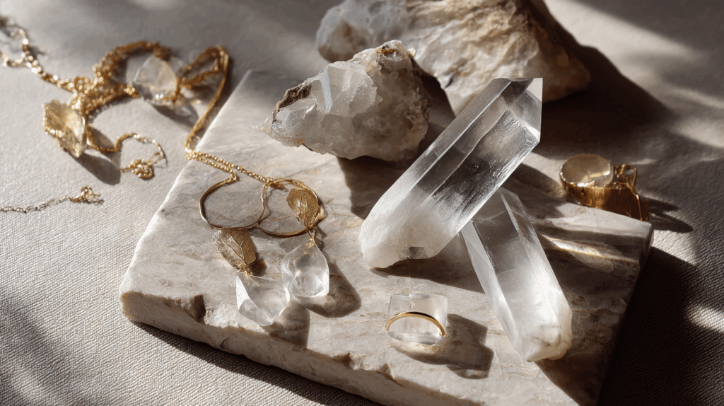 syngulaerity0318 Lemurian Quartz jewelry pieces artfully arrang ce291384 022c 46ff 97df db420414a34c 1024x574 1