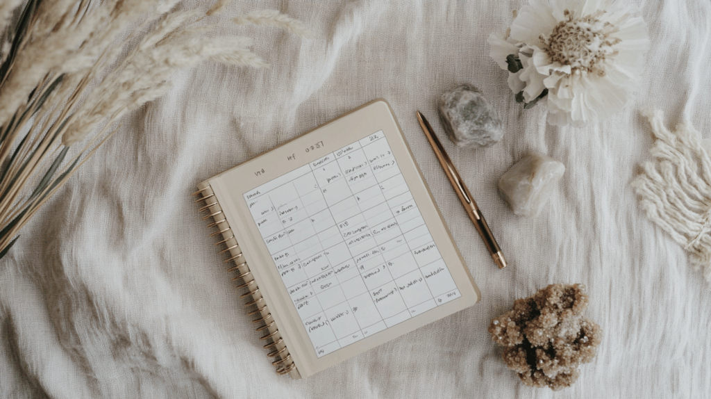 Why Aragonite is the Ultimate Energy Tool for Time Managers 2 syngulaerity0318 Top down flat lay of a minimalist planner open e7e9c483 34a1 4e10 99c7 86e30926a6d7 1 1024x574 2