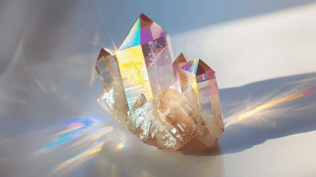 ✨ Angel Aura Quartz: Daily Practices for Love, Peace & Balance 4 syngulaerity0318 angel aura quartz crystal on white surface sof 12a7f972 972e 4f40 8ba0 80955cf42991 1024x574 1
