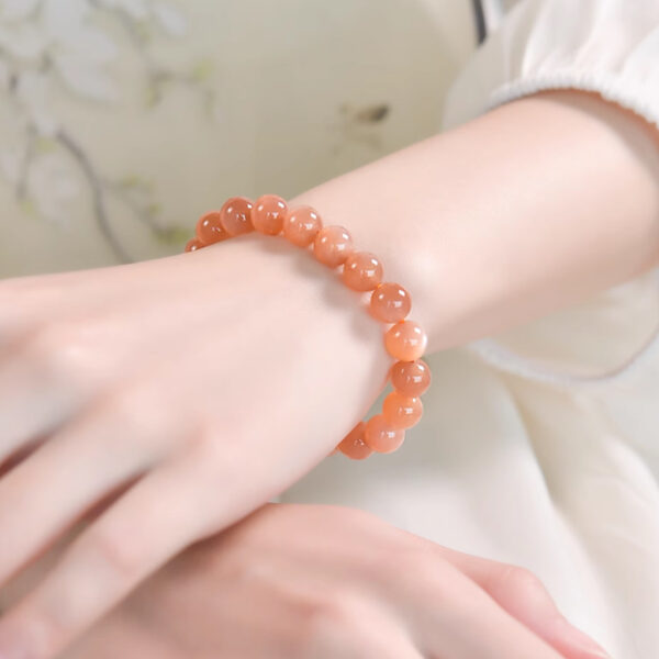Natural Sunstone Beads——Uplift Confidence & Attract Positive Vibes