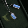 Lunar Veil Necklace — moonstone pendant necklace