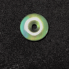 Shadow Halo Pendant — rainbow obsidian donut pendant