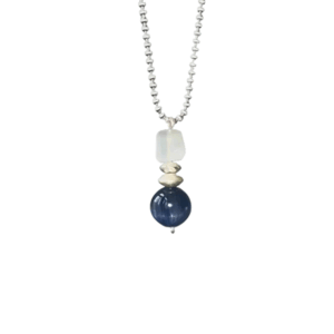 Aquamarine Pendant Necklace | Guardian Stone for Serenity and Communication