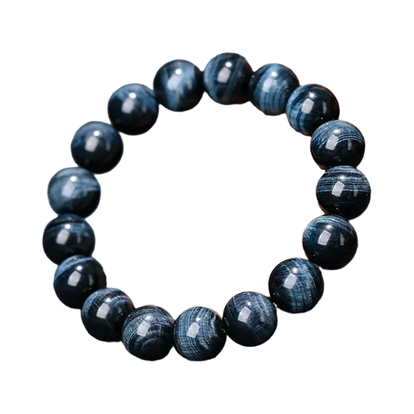 Blue Tiger's Eye Bracelet | Stone of Intuition and Focus