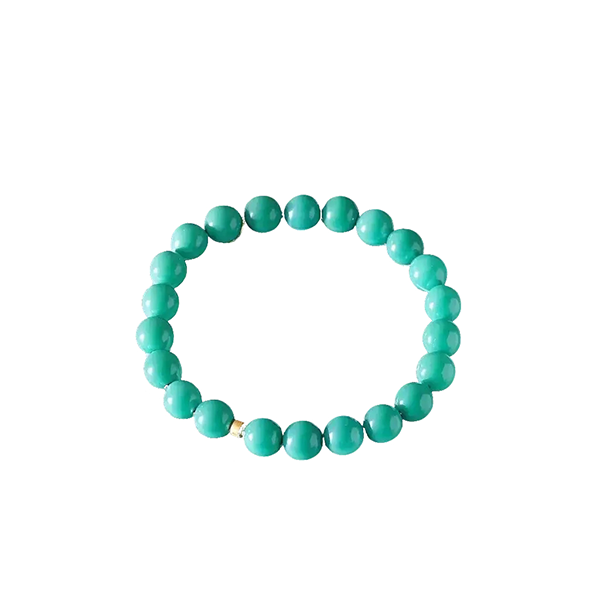 Turquoise Gold Bracelet | Balance Chain