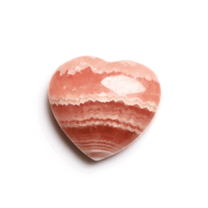 Soul Embrace Pendant — rhodochrosite heart pendant
