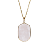 Whisper of Light Necklace — rose quartz pendant necklace