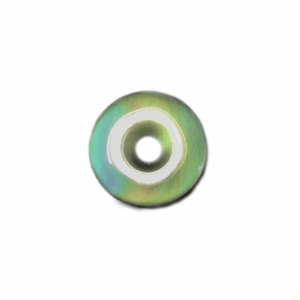 Shadow Halo Pendant — rainbow obsidian donut pendant