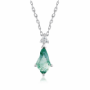 Whispers of Earth Pendant — moss agate pendant