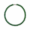 Meadow Grace Necklace — green chalcedony agate necklace