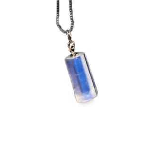 Lunar Veil Necklace — moonstone pendant necklace
